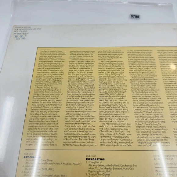 Atlantic/Deluxe Various The Deluxe Deluxe Vinyl Record ALbum Brand New - Picture 9 of 11